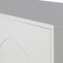WOOOD Xina Lage Kast - Grenen - Wolkengrijs - 149x90x40