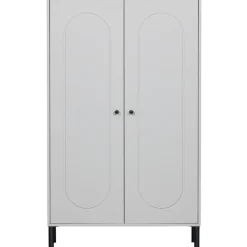 WOOOD Xina Lage Kast - Grenen - Wolkengrijs - 149x90x40