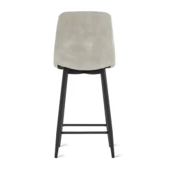 Barkrukken-HomeMixx 2x Barkruk Jax - Velvet Taupe (Set van 2)