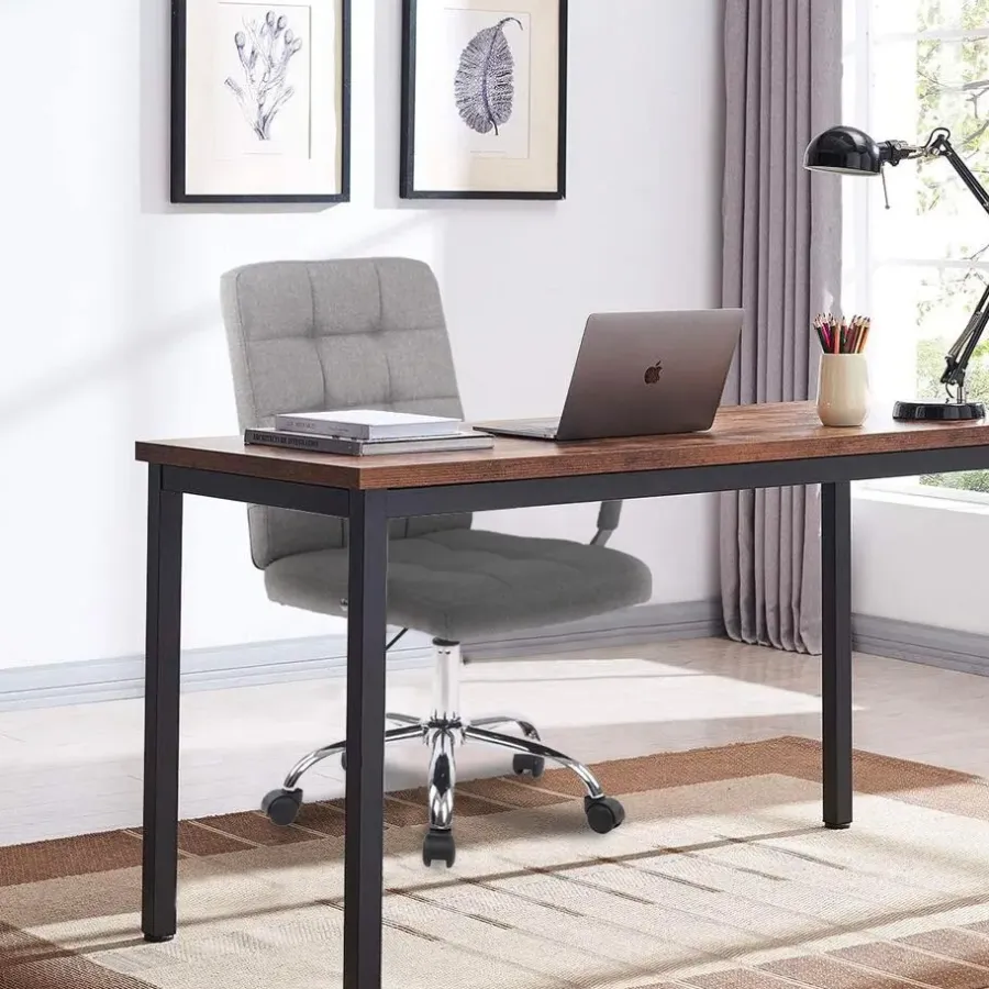 Bureaustoelen|Bureaustoelen-Xairo Milaan - Bureaustoel - Stof - Grijs