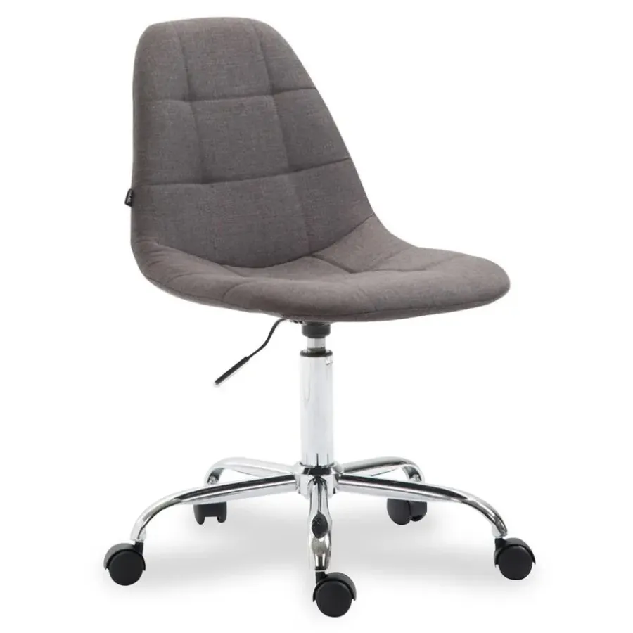Bureaustoelen|Bureaustoelen-Xairo Rome - Bureaustoel - Stof - Donkergrijs
