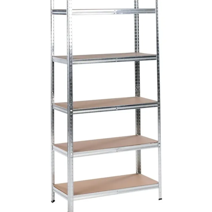 Leen Bakker XITTA - Stellingkast 5 planken - Zilver - 150 cm - Staal