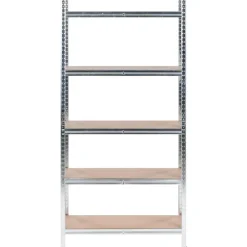 Leen Bakker XITTA - Stellingkast 5 planken - Zilver - 150 cm - Staal