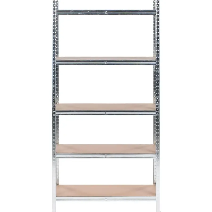 Leen Bakker XITTA - Stellingkast 5 planken - Zilver - 150 cm - Staal