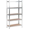 Stellingkasten-Leen Bakker XITTA - Stellingkast 5 planken - Zilver - Staal