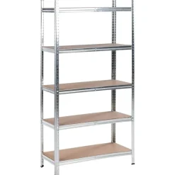 Stellingkasten-Leen Bakker XITTA - Stellingkast 5 planken - Zilver - Staal