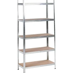 Stellingkasten-Leen Bakker XITTA - Stellingkast set van 2 - Zilver - 150 cm - Staal
