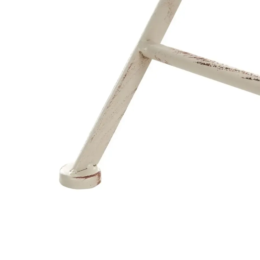 Bistro- & Balkonsets-Leen Bakker YAVIZA - Set van 2 tuinstoelen - Lichtbeige - IJzer