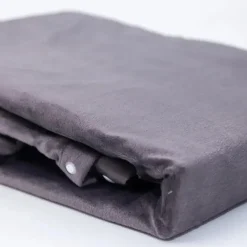 Lits-Jumeaux Dekbedovertrekken-Zavelo Dekbedovertrek Velvet Comfort Antraciet-Lits-jumeaux (240 x 200/220 cm)