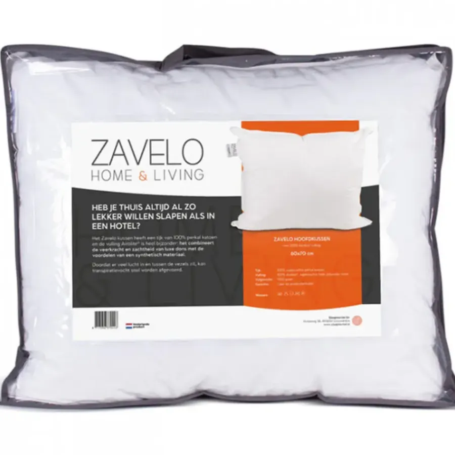 Zavelo Ecodown Hoofdkussen Synthetische Donsvezel