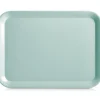 Dienbladen-Zeller Dienblad - melamine - aqua blauw - 44 x 32 cm