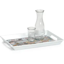 Dienbladen-Zeller Dienblad - met mozaiekprint - melamine - 50 x 35 cm