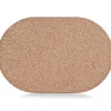 Zeller Placemats - 4x stuks - kurk - 44 x 29 cm