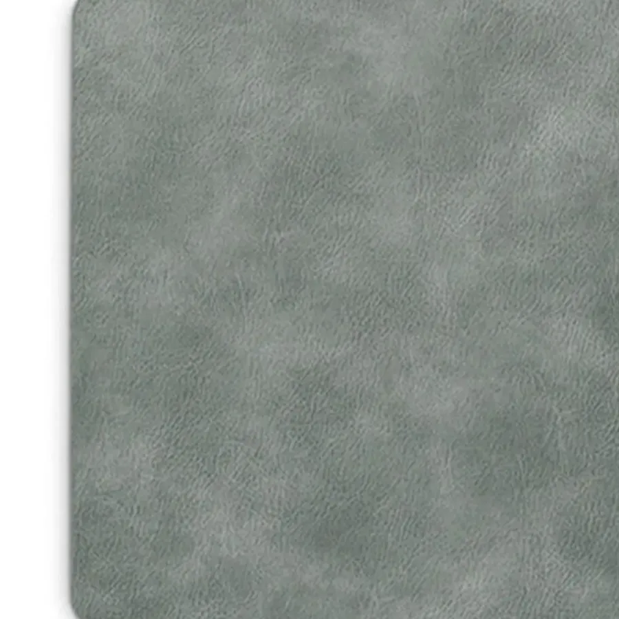 Zeller placemats lederlook - grijs - 45 x 30 cm