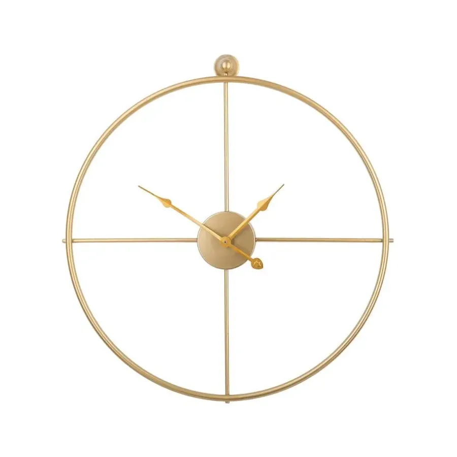 Beliani ZUCHWIL - Wandklok - Goud - IJzer