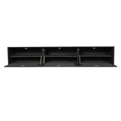 StarFurn Zwevend Tv-meubel Zwart Hout - 160x35x30cm - Madison