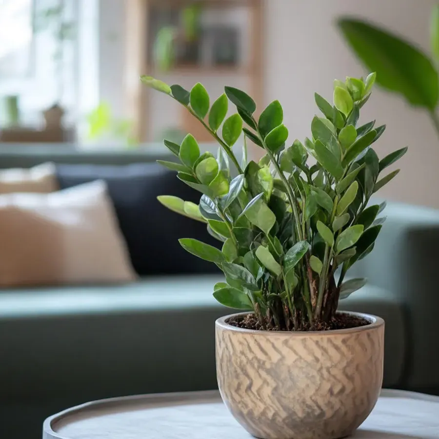 Kamerplanten-Plant in a Box ZZ-plant - Zamioculcas Zamiifolia - Hoogte 55-65cm - ⌀17cm